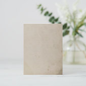 Altes grungy-festes Kraftpapier Postkarte (Stehend Vorderseite)