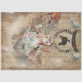 Altes Grungy-Vintag-Zeitungs-Grünbuch Seidenpapier