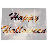 Altes Halloween Große Geschenktüte (Rückseite)