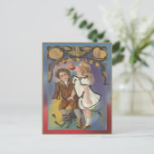 Altes Halloween Postkarte (Stehend Vorderseite)