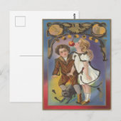 Altes Halloween Postkarte (Vorne/Hinten)
