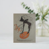 Altes Halloween Postkarte (Stehend Vorderseite)