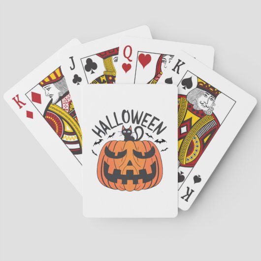 Altes Halloween Spielkarten (Rückseite)