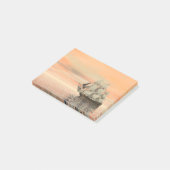 Altes Handelsschiff auf dem Ozean - 3D-Rendering Post-it Klebezettel (angewinkelt)