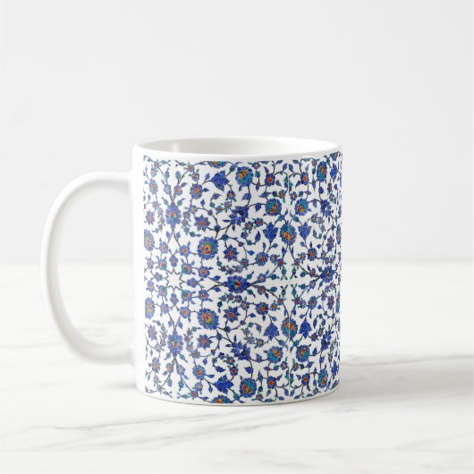 Altes handgemachtes blaues türkisches kaffeetasse (Links)