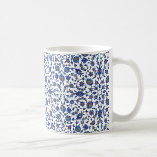 Altes handgemachtes blaues türkisches kaffeetasse