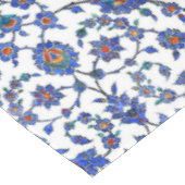 Altes handgemachtes blaues türkisches tischdecke (Schrägansicht)