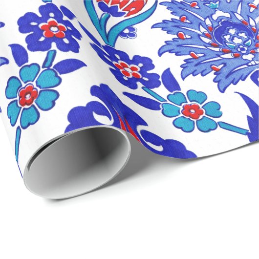 Altes handgemachtes türkisches geschenkpapier (Rolleneckpunkt)