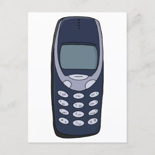 Altes Handy Feiertagspostkarte