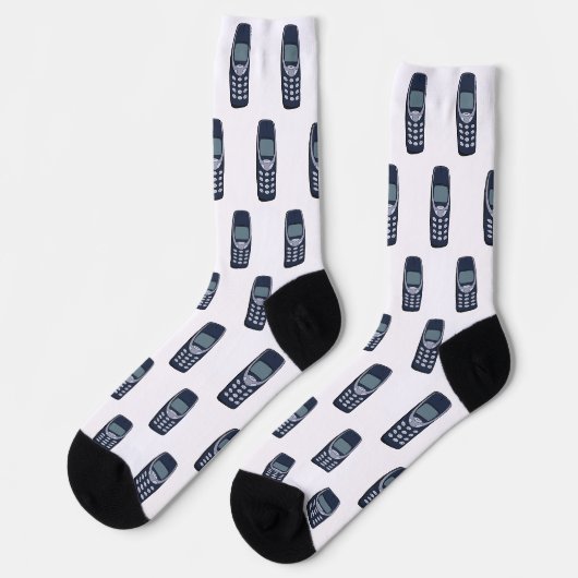 Altes Handy Socken (Linkes Detail)