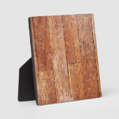 Altes Hardwood Look Plaque Fotoplatte (Vorderseite)