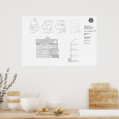 Altes Haus 2 Poster (Küche)