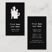 Altes Haus, im Weiß Visitenkarte (Vorne/Hinten)