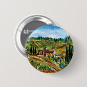 ALTES HAUS IN CHIANTI - TUSKANIEN BUTTON (Vorne & Hinten)