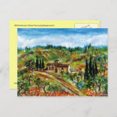 ALTES HAUS IN CHIANTI - TUSKANIEN POSTKARTE (Vorne/Hinten)