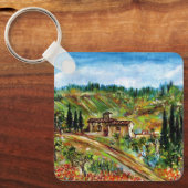 ALTES HAUS IN CHIANTI - TUSKANIEN SCHLÜSSELANHÄNGER (Vorderseite)