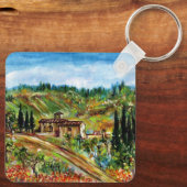 ALTES HAUS IN CHIANTI - TUSKANIEN SCHLÜSSELANHÄNGER (Rückseite)