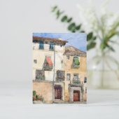 Altes Haus in Segovia, Spanien | Cass Gilbert Postkarte (Stehend Vorderseite)