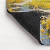 Altes Haus Landschaft Impressionismus Mousepad (Ecke)