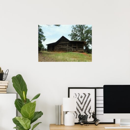 Altes Haus Poster (Heimbüro)