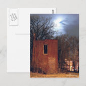 Altes Haus Postkarte (Vorne/Hinten)