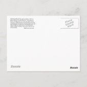 Altes Haus Postkarte (Rückseite)