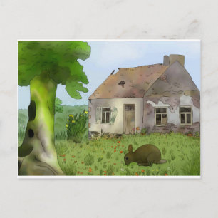 Altes Haus Postkarte