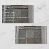 Altes Haus und Fenster Visitenkarte (Vorne/Hinten)