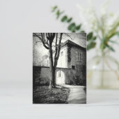 Altes Haus und Garten in Montmarte Postkarte (Stehend Vorderseite)