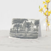 Altes Haus Vintag Look Geburtstagskarte Karte (Gelbe Blume)