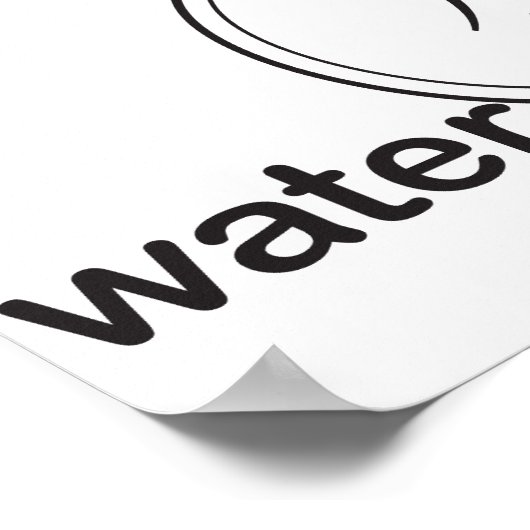 Altes Heilkreislauffeuerbaumholz Poster (Ecke)