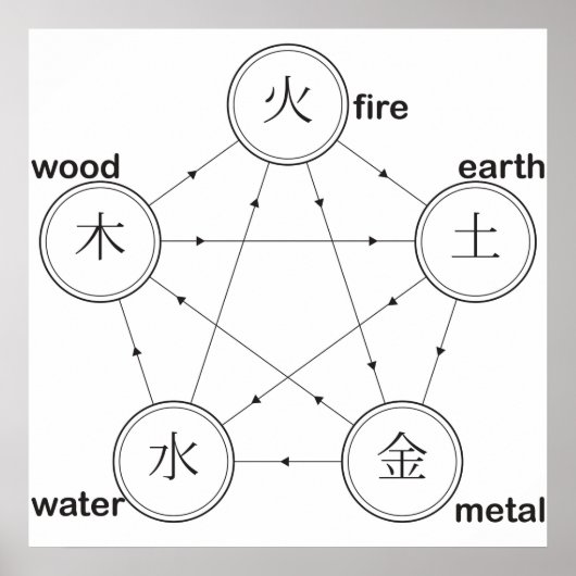 Altes Heilkreislauffeuerbaumholz Poster (Vorne)