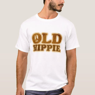Altes Hippie-Friedenszeichen T-Shirt
