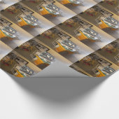 altes historisches Fernsehstudio Geschenkpapier (Ecke)