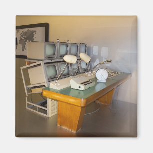 altes historisches Fernsehstudio Magnet