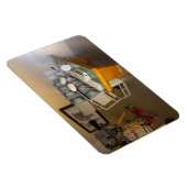 altes historisches Fernsehstudio Magnet (Rechte Seite)