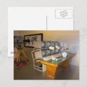 altes historisches Fernsehstudio Postkarte (Vorne/Hinten)