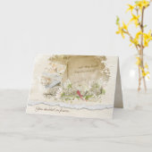 Altes Hochzeitalbum mit Gänseblümchen Karte (Gelbe Blume)