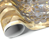 Altes Hollywood-Chic elegant Geschenkpapier (Rolleneckpunkt)