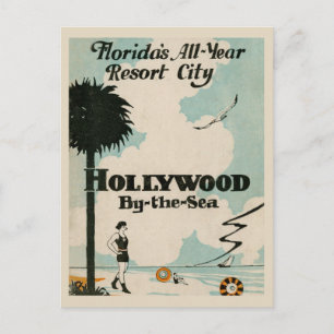 Altes Hollywood Florida 1920er Jahre Postkarte