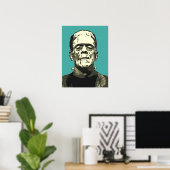 Altes Hollywood Monster Comic Filter Art Poster (Heimbüro)