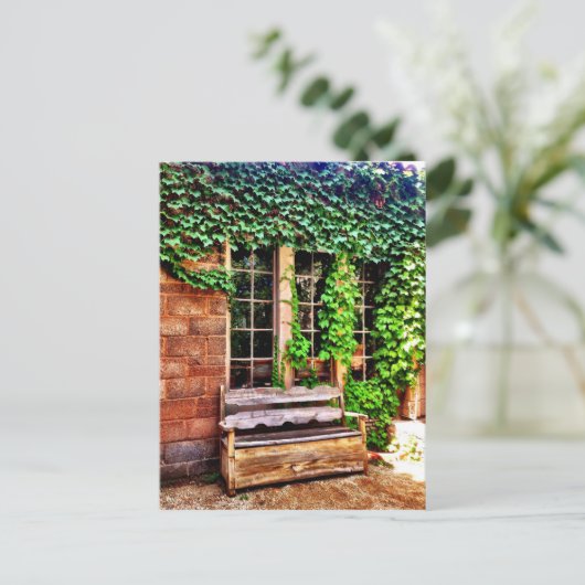 Altes Holz Landbank Weinroute Mendrisiotto Postkarte (Stehend Vorderseite)