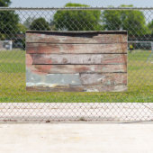Altes Holz rustikale Bootsplatte aus Holz Banner (Insitu)