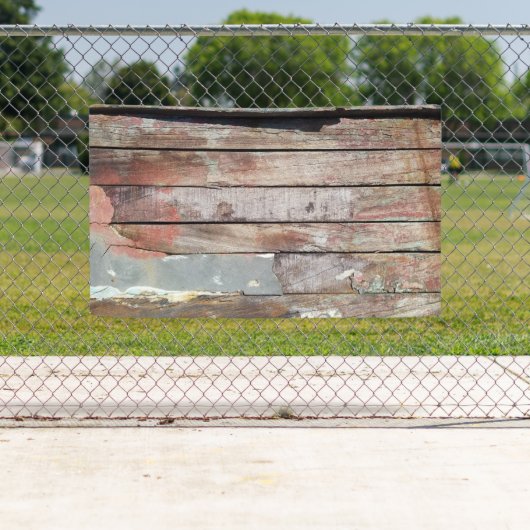 Altes Holz rustikale Bootsplatte aus Holz Banner (Insitu)