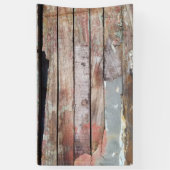 Altes Holz rustikale Bootsplatte aus Holz Banner (Vertikal)