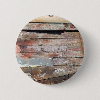 Altes Holz rustikale Bootsplatte aus Holz Button