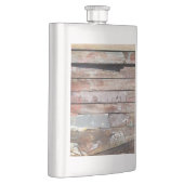 Altes Holz rustikale Bootsplatte aus Holz Flachmann (Rechts)