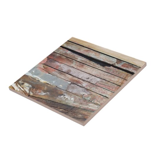 Altes Holz rustikale Bootsplatte aus Holz Fliese (Seite)