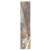 Altes Holz rustikale Bootsplatte aus Holz Kurzer Tischläufer (Vorderseite)