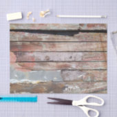 Altes Holz rustikale Bootsplatte aus Holz Seidenpapier (Handwerk)